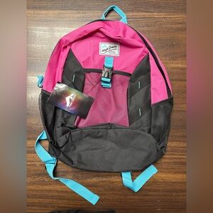 Pink and Black Women's Backpack